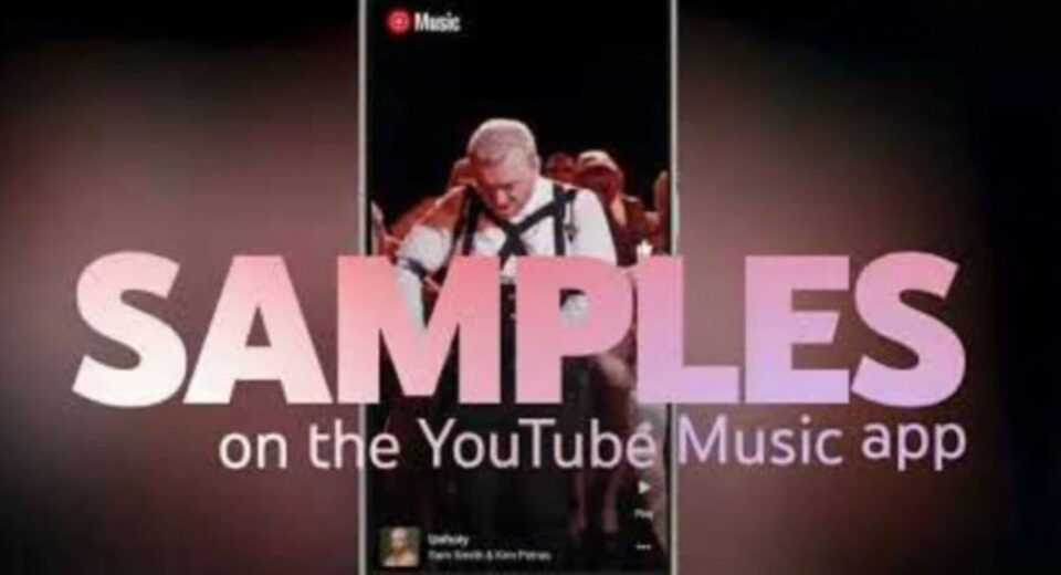 YouTube Music's TikTok-style 'Samples' Video Feed