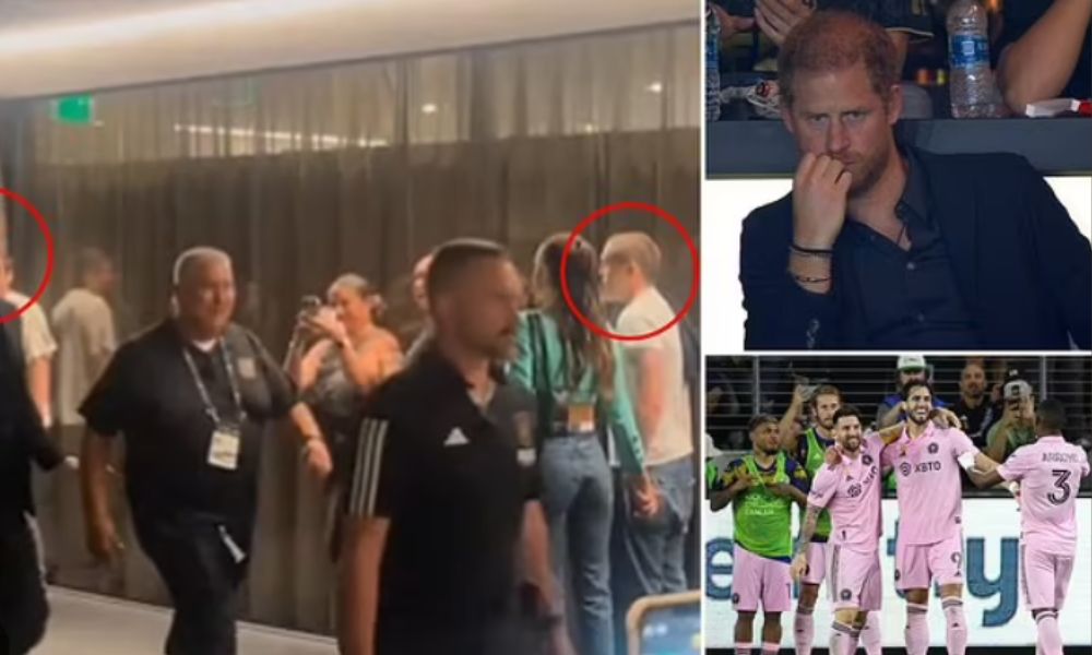 Prince Harry's Encounter at Lionel Messi Game