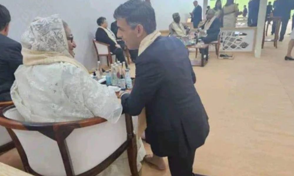 Rishi Sunak's Heartfelt moment with Sheikh Hasina at G20